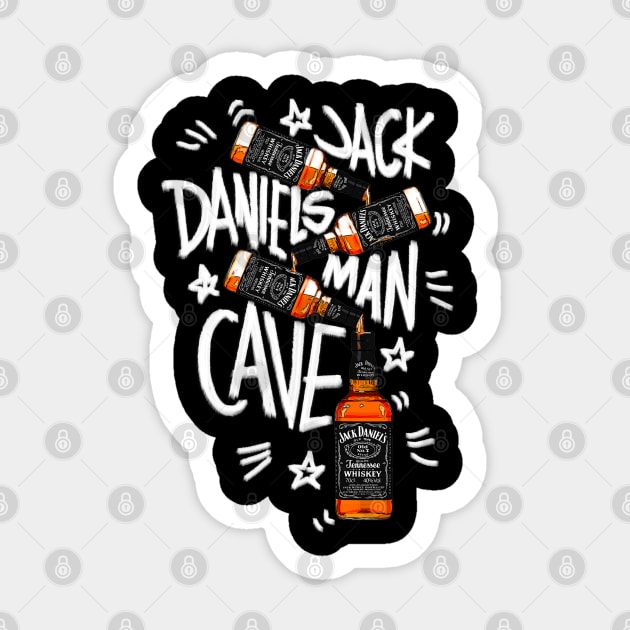 JD Man Cave Sticker by SAN ART STUDIO 